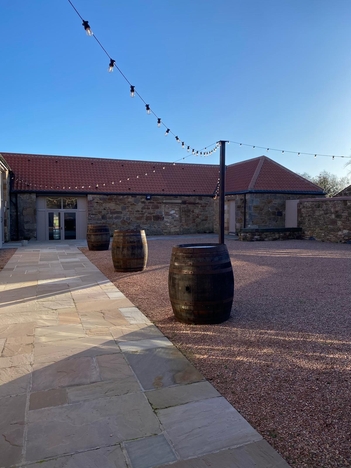 beer barrels